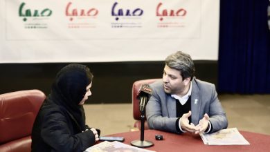 محمد خزاعی رییس سازمان سینمایی در گفتگوی تصویری با صبا محمد خزاعی رییس سازمان سینمایی در گفتگوی تصویری با صبا