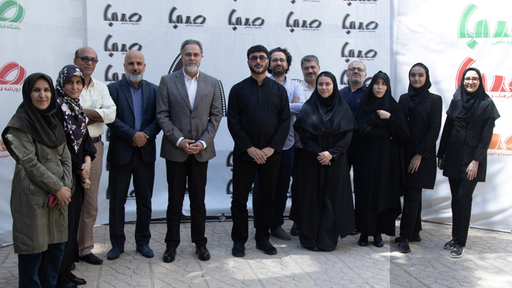بازدید رئیس سازمان سینمایی در روز خبرنگار از مجموعه رسانه‌ای صبا